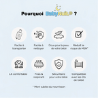 BabyNuit.® Anti-Reflux bébé, Nuits Paisibles et Sommeil Profond