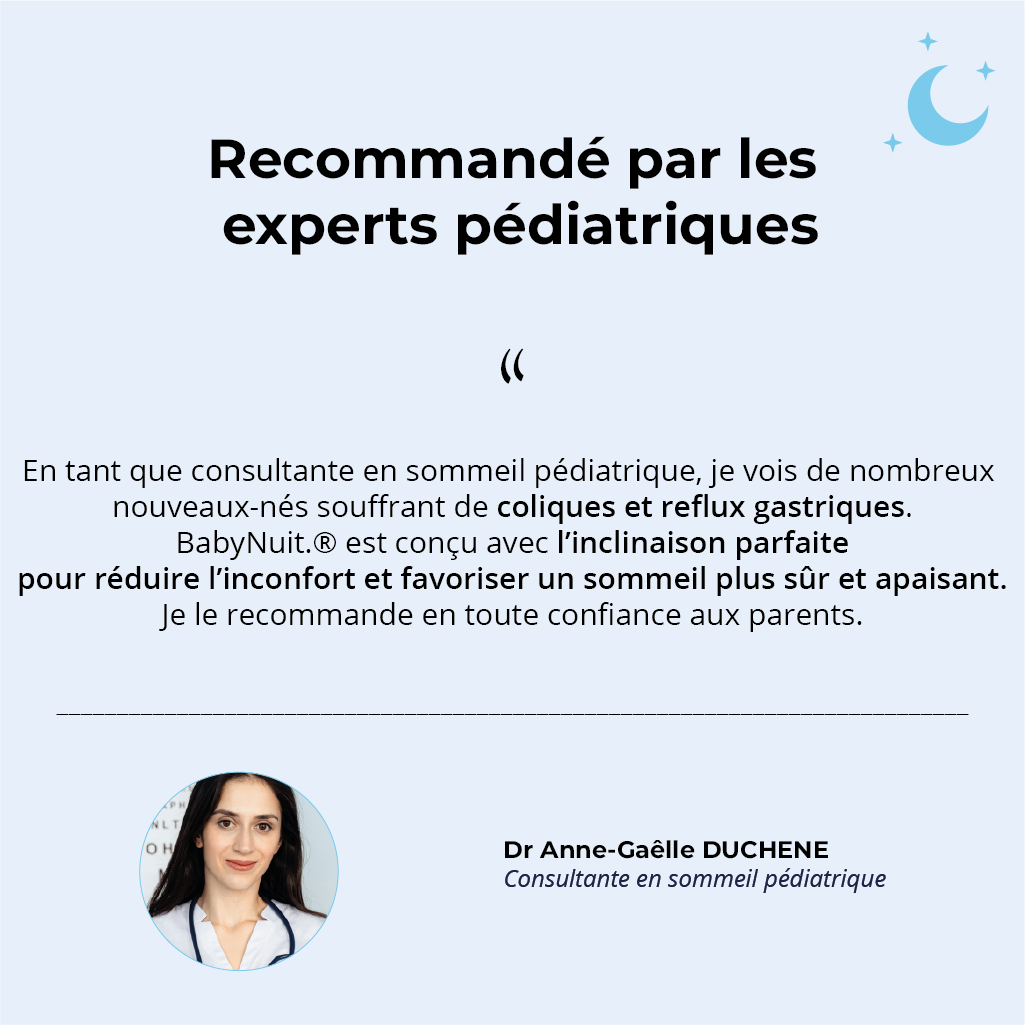 BabyNuit.® Anti-Reflux bébé, Nuits Paisibles et Sommeil Profond